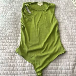 Green body suit